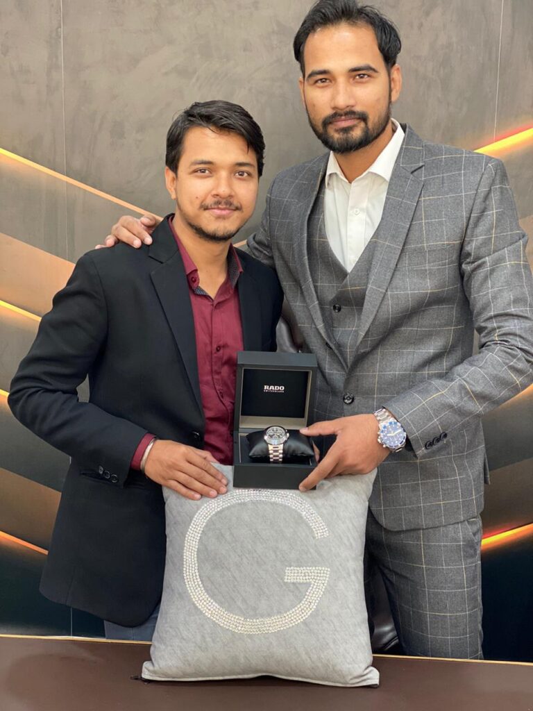 Rupak Singh with Sagar Yadav